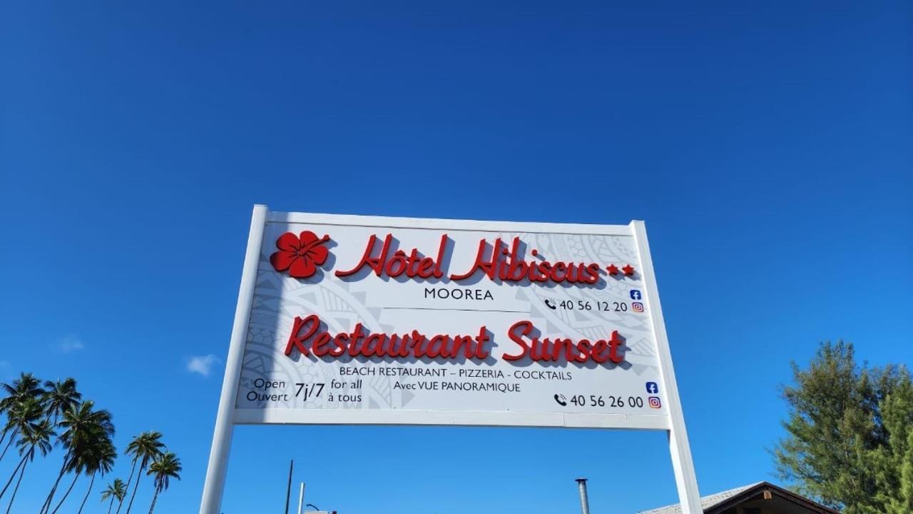 Hotel Hibiscus Papetoai Zewnętrze zdjęcie